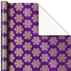 Hallmark Jewel Tones Assorted 3-Pack Christmas Wrapping Paper, 120 Sq. Ft. -Hallmark Jewel Tones Christmas Wrapping Paper Set 5JXW1251 06
