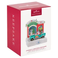 Hallmark Happy Holiday Parade Collection Joanne's Christmas Boutique Musical Ornament With Light -Hallmark Joannes Christmas Boutique Shop Keepsake Ornament 3499QGO2517 04