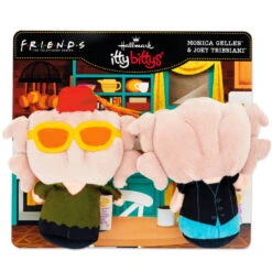 Hallmark Itty Bittys® Friends Joey And Monica Plush, Set Of 2 -Hallmark Joey and Monica Turkey Heads Plush Friends itty bittys 1KDD2071 03
