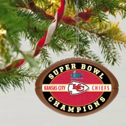 Hallmark NFL Kansas City Chiefs Super Bowl LVII Commemorative Ornament -Hallmark Kansas City Chiefs Super Bowl LVII Keepsake Ornament 2499QHR1247 02