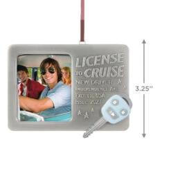 Hallmark License To Cruise 2023 Metal Photo Frame Ornament 10 Hallmark License To Cruise 2023 Metal Photo Frame Ornament -Hallmark License to Cruise Picture Frame Keepsake Ornament 1599QHX3019 03