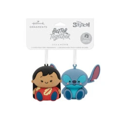 Better Together Disney Lilo & Stitch Magnetic Hallmark Ornaments, Set Of 2 -Hallmark Lilo and Stitch Christmas Ornaments 3HCM2403 04