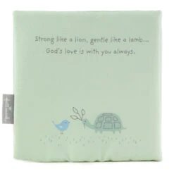 Hallmark The Lion And The Lamb: A Touch & Feel Book About God's Love Cloth Book -Hallmark Lion and Lamb Touch Feel Soft Plush Cloth Book 1BBY4854 02