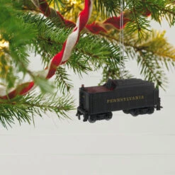 Hallmark Lionel® Pennsylvania K4 Tender Metal Ornament -Hallmark Lionel Trains Black Engine Keepsake Ornament 2199QXI6377 02