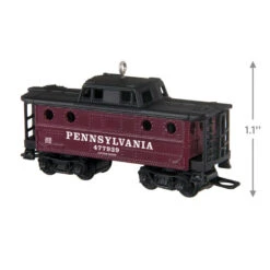 Hallmark Lionel® Pennsylvania K4 Caboose Metal Ornament -Hallmark Lionel Trains Red and Black Caboose Keepsake Ornament 2199QXI6379 03