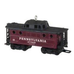 Hallmark Lionel® Pennsylvania K4 Caboose Metal Ornament -Hallmark Lionel Trains Red and Black Caboose Keepsake Ornament 2199QXI6379 06
