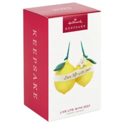 Hallmark Live Life With Zest! Porcelain Ornament 11 Hallmark Live Life With Zest! Porcelain Ornament -Hallmark Live Life With Zest Lemons Keepsake Ornament 1799QHX3057 04