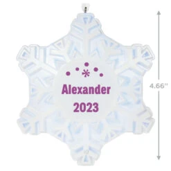 Hallmark Magic Sparkling Snowflake Block Text Personalized Ornament With Light 8 Hallmark Magic Sparkling Snowflake Block Text Personalized Ornament With Light -Hallmark Magic Sparkling Snowflake Block Text Personalized Keepsake Ornament With Light 2999QHE2010B2 03