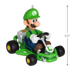 Hallmark Nintendo Mario Kart™ Luigi Ornament -Hallmark Mario Kart Luigi Keepsake Ornament 1899QXI6337 03