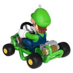 Hallmark Nintendo Mario Kart™ Luigi Ornament -Hallmark Mario Kart Luigi Keepsake Ornament 1899QXI6337 06