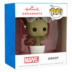 Marvel Guardians Of The Galaxy Groot Funko POP!® Hallmark Ornament -Hallmark Marvel Guardians of the Galaxy Groot Funko POP Christmas Ornament 3HCM1099 04