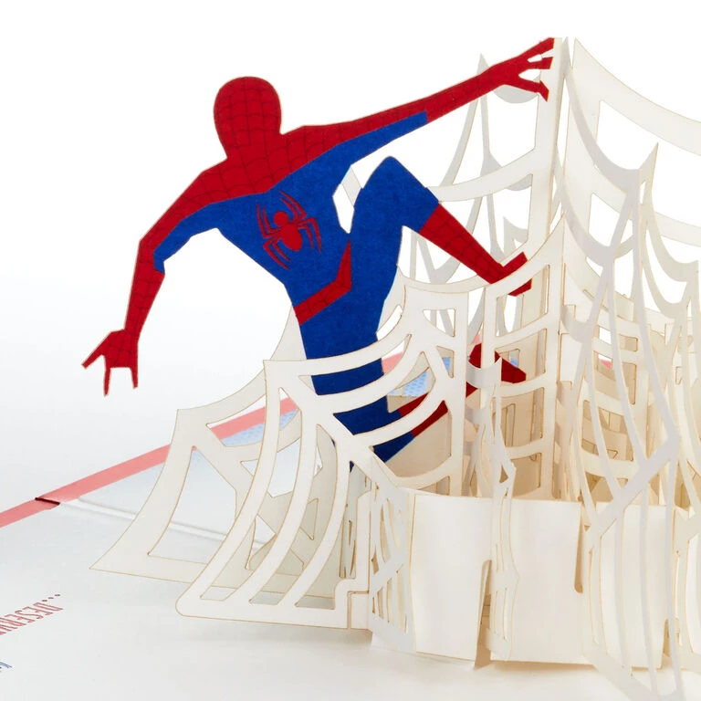 Hallmark Marvel Spider-Man You Deserve An Amazing Day 3D Pop-Up Card 6 Hallmark Marvel Spider-Man You Deserve An Amazing Day 3D Pop-Up Card - Image 4