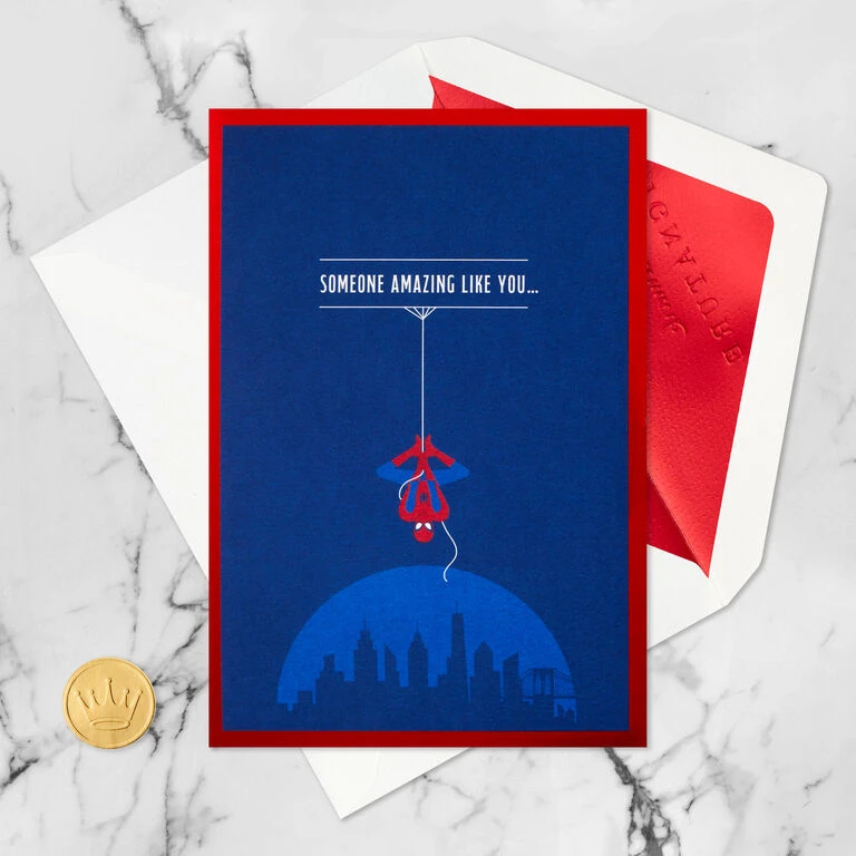 Hallmark Marvel Spider-Man You Deserve An Amazing Day 3D Pop-Up Card 7 Hallmark Marvel Spider-Man You Deserve An Amazing Day 3D Pop-Up Card - Image 5