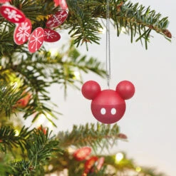 Hallmark Mini Disney Mickey Mouse Ornaments, Set Of 6 10 Hallmark Mini Disney Mickey Mouse Ornaments, Set Of 6 -Hallmark Mickey Ears Balls Keepsake Ornaments 1599QSB6217 02