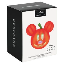 Hallmark Disney Mickey Mouse Mysterious Mickey Jack-o'-Lantern Ornament With Light 11 Hallmark Disney Mickey Mouse Mysterious Mickey Jack-o'-Lantern Ornament With Light -Hallmark Mickey Mouse JackoLantern Keepsake Ornament 2699QFO5347 04