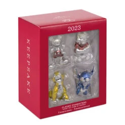 Hallmark Disney 100 Years Of Wonder Classic Characters Ornaments, Set Of 4 -Hallmark Mickey Pooh Simba Stitch Keepsake Ornaments 5499QXD6767 07