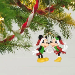 Hallmark Disney Mickey And Minnie A Season Of Love Ornament 9 Hallmark Disney Mickey And Minnie A Season Of Love Ornament -Hallmark Mickey and Minnie Hands Heart Keepsake Ornament 2099QXD6667 02