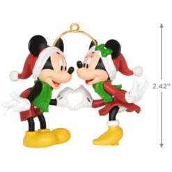 Hallmark Disney Mickey And Minnie A Season Of Love Ornament 10 Hallmark Disney Mickey And Minnie A Season Of Love Ornament -Hallmark Mickey and Minnie Hands Heart Keepsake Ornament 2099QXD6667 03