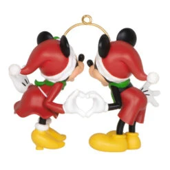 Hallmark Disney Mickey And Minnie A Season Of Love Ornament 13 Hallmark Disney Mickey And Minnie A Season Of Love Ornament -Hallmark Mickey and Minnie Hands Heart Keepsake Ornament 2099QXD6667 06