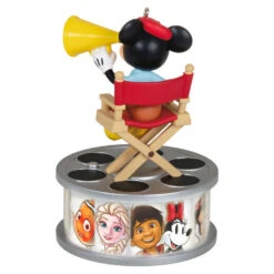 Hallmark Disney 100 Years Of Wonder Director Mickey Mouse Ornament With Light And Sound 13 Hallmark Disney 100 Years Of Wonder Director Mickey Mouse Ornament With Light And Sound -Hallmark Mickey in Director Chair Keepsake Ornament 2999QXD6727 06