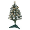 Hallmark Mini Flocked Pre-Lit Christmas Tree, 18.75" -Hallmark Miniature Flocked PreLit Keepsake Christmas Tree 2999QSB6339 01