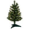 Hallmark Miniature Evergreen Pre-Lit Christmas Tree, 18.75"