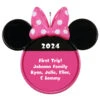 Hallmark Disney Minnie Mouse Ears Silhouette Text Personalized Ornament -Hallmark Minnie Mouse Ears Shape Text Personalized Ornament 2499QHE1963B1 01