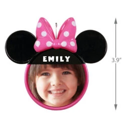 Hallmark Disney Minnie Mouse Ears Silhouette Text And Photo Personalized Ornament -Hallmark Minnie Mouse Ears TextPhoto Personalized Ornament 2499QHE1963B2 03