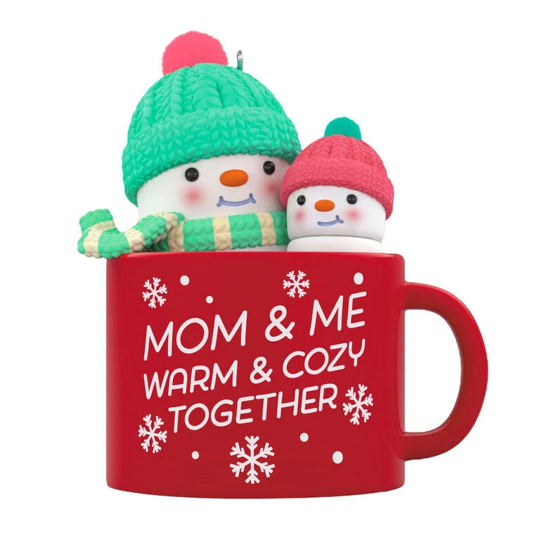 Hallmark Mom & Me Hot Cocoa Mug 2023 Ornament 3 Hallmark Mom & Me Hot Cocoa Mug 2023 Ornament