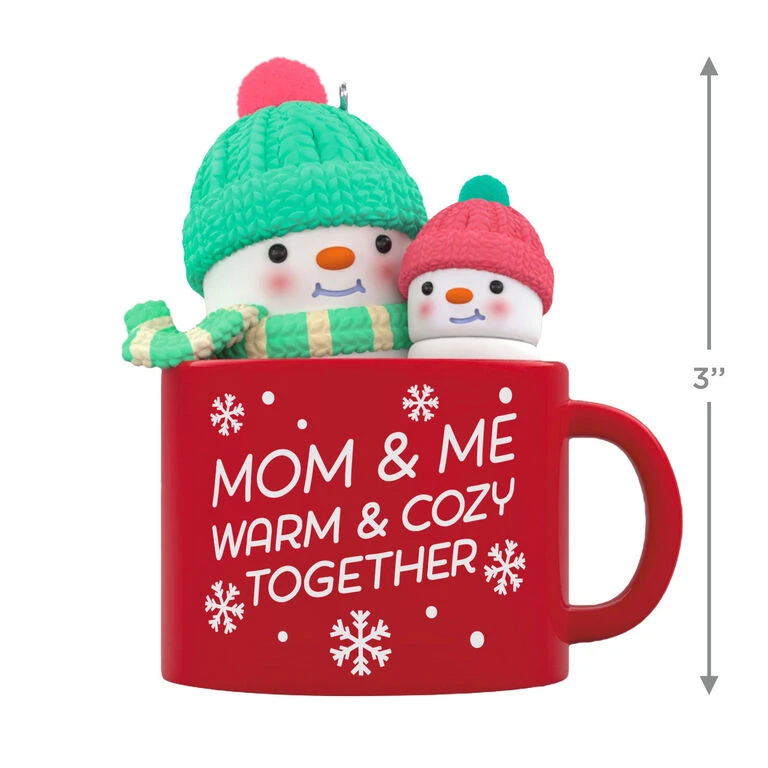 Hallmark Mom & Me Hot Cocoa Mug 2023 Ornament 5 Hallmark Mom & Me Hot Cocoa Mug 2023 Ornament - Image 3