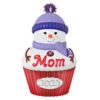 Hallmark Mom Cupcake 2023 Ornament 2 Hallmark Mom Cupcake 2023 Ornament -Hallmark Mom Snowman Cupcake 2023 Keepsake Ornament 1399QGO2529 01