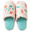 Hallmark Moms Just Want To Have Fun Slippers With Sound, Small/Medium -Hallmark Moms Just Want To Have Fun Slippers With Music 1SLP1016 01