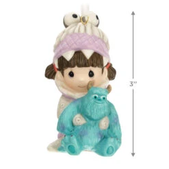 Hallmark Disney/Pixar Precious Moments Monsters, Inc. Boo And Sulley Porcelain Ornament -Hallmark Monsters Inc. Boo and Sulley Keepsake Ornament 3999QXD6629 03