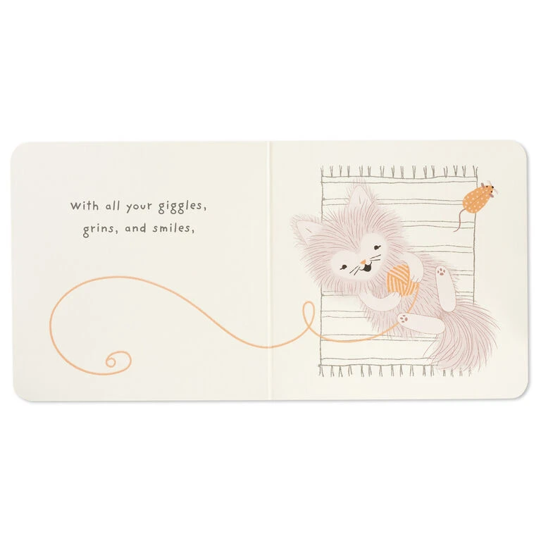 Hallmark MopTops Furry Cat Stuffed Animal With You Are So Fun Board Book 8 Hallmark MopTops Furry Cat Stuffed Animal With You Are So Fun Board Book - Image 6