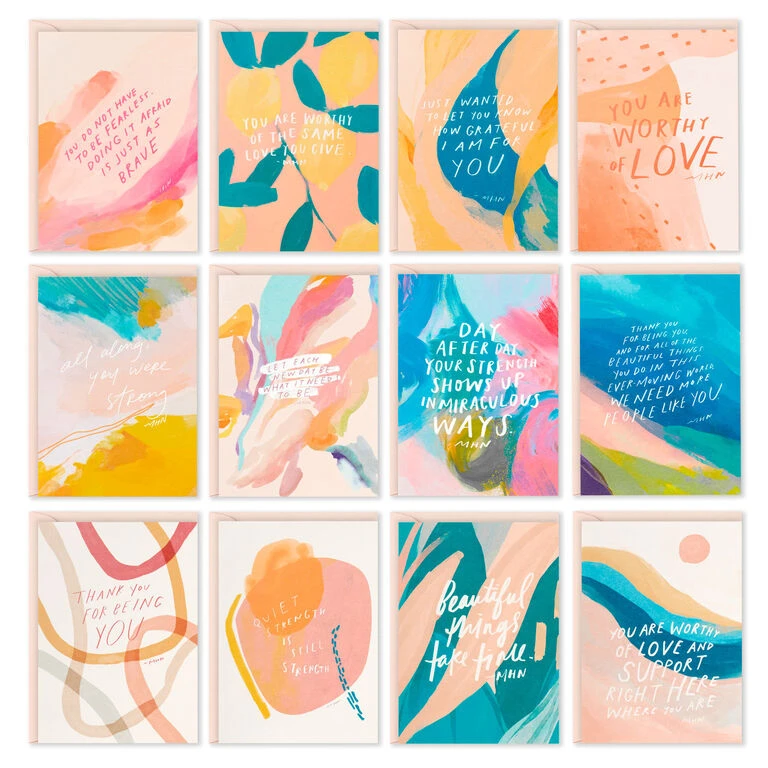 Hallmark Morgan Harper Nichols Booklet Of Assorted Blank Note Cards, Pack Of 12 4 Hallmark Morgan Harper Nichols Booklet Of Assorted Blank Note Cards, Pack Of 12 - Image 2
