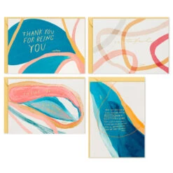 Hallmark Morgan Harper Nichols Assorted Blank Note Cards In Caddy, Pack Of 40 -Hallmark Morgan Harper Nichols Blank Note Cards in Caddy 3SOM1195 02