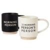 Hallmark Morning Person Stacking Mugs, Set Of 2 -Hallmark Morning Person Stacking Mugs 1SNN1068 01