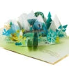 Hallmark Love Sharing Life's Adventure With You 3D Pop-Up Love Card 2 Hallmark Love Sharing Life's Adventure With You 3D Pop-Up Love Card -Hallmark Mountains and Trees 3D PopUp Love Card 1299LAD2890 01