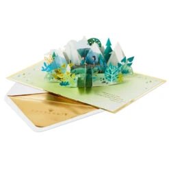 Hallmark Love Sharing Life's Adventure With You 3D Pop-Up Love Card -Hallmark Mountains and Trees 3D PopUp Love Card 1299LAD2890 02