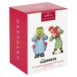 Hallmark Disney The Muppets Dr. Bunsen Honeydew And Beaker Ornaments, Set Of 2 -Hallmark Muppets Dr. Bunsen and Beaker Keepsake Ornaments 2999QXD6759 05