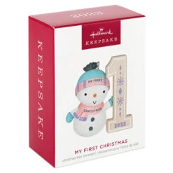Hallmark My First Christmas Snowman 2023 Ornament -Hallmark My 1st Christmas Snowman Keepsake Ornament 1699QGO2739 04