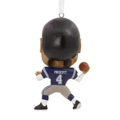 NFL Dallas Cowboys Dak Prescott Bouncing Buddy Hallmark Ornament -Hallmark NFL Dallas Cowboys Dak Prescott Bouncing Buddy Christmas Ornament 1OSL1563 05