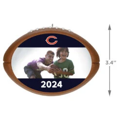 Hallmark NFL Football Chicago Bears Text And Photo Personalized Ornament -Hallmark NFL Football Chicago Bears Text and Photo Personalized Ornament 2499QHE1985B12 03