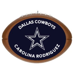Hallmark NFL Football Dallas Cowboys Text Personalized Ornament