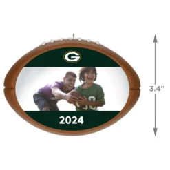 Hallmark NFL Football Green Bay Packers Text And Photo Personalized Ornament -Hallmark NFL Football Green Bay Packers Text and Photo Personalized Ornament 2499QHE1985B10 03