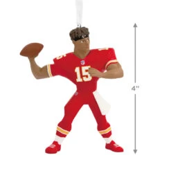 NFL Kansas City Chiefs Patrick Mahomes II Hallmark Ornament -Hallmark NFL Kansas City Chiefs Patrick Mahomes II Christmas Ornament 1OSL1547 03