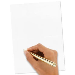 Hallmark Bulk Navy And Gold Assorted Blank Thank-You Notes, Box Of 120 -Hallmark Navy and Gold Assorted Blank ThankYou Notes Bulk Pack 5STZ1064 05