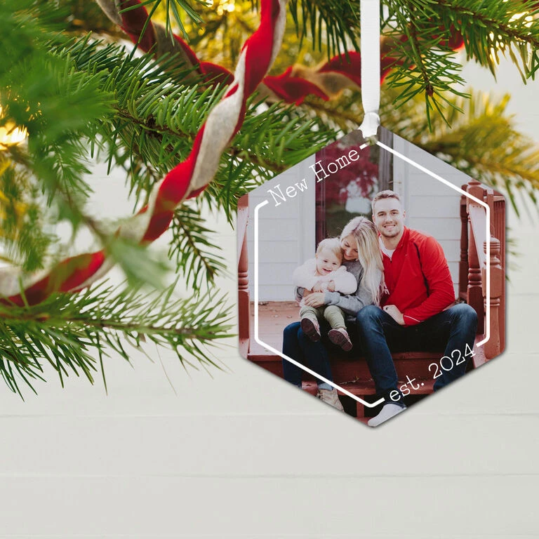 Hallmark New Home Personalized Text And Photo Metal Ornament 4 Hallmark New Home Personalized Text And Photo Metal Ornament - Image 2