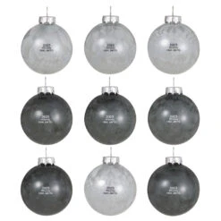 Hallmark Disney Tim Burton's The Nightmare Before Christmas Halloween Town Glass Ornaments, Set Of 9 -Hallmark Nightmare Before Christmas Glass Ball Keepsake Ornaments 2999QSB6289 06
