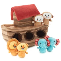 Hallmark Noah's Ark And Animals Plush Playset, 7 Pieces -Hallmark Noahs Ark and Animals Plush Toy 1KFA2015 04